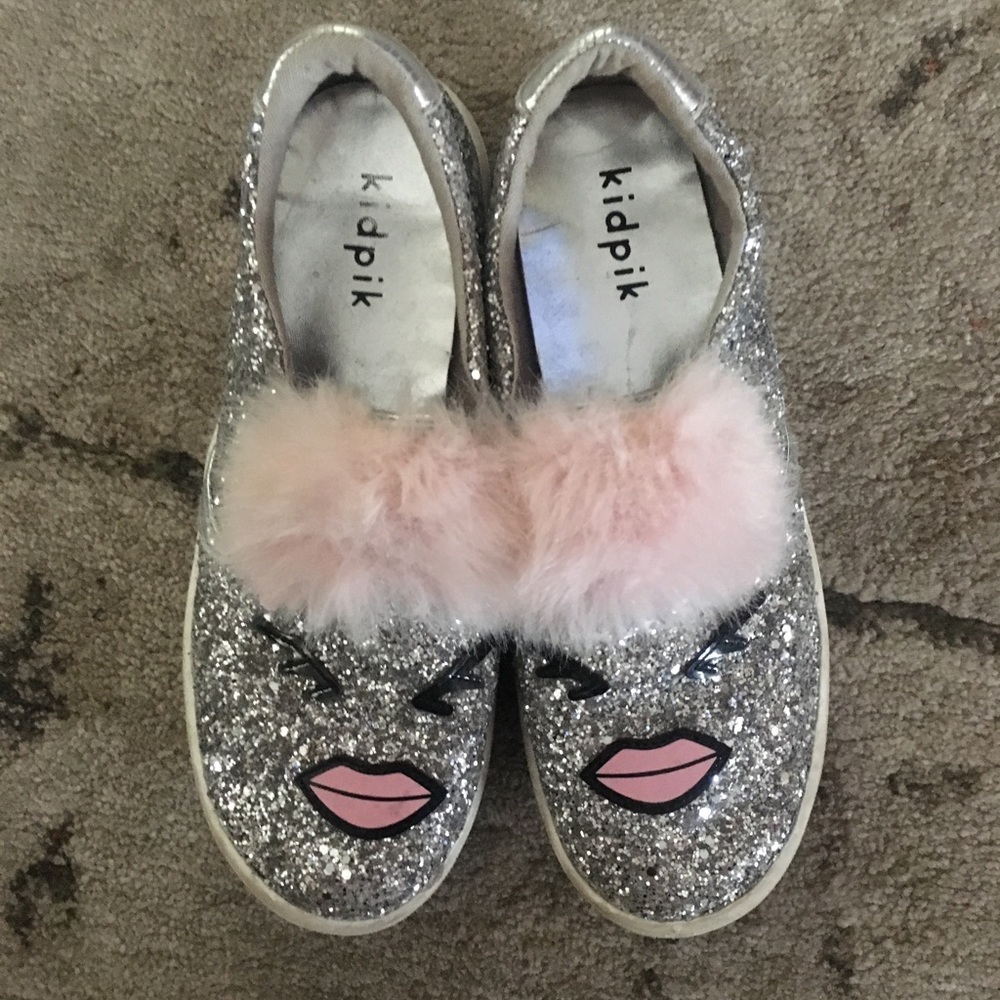 KIDPIK Glitter Slip On Shoes